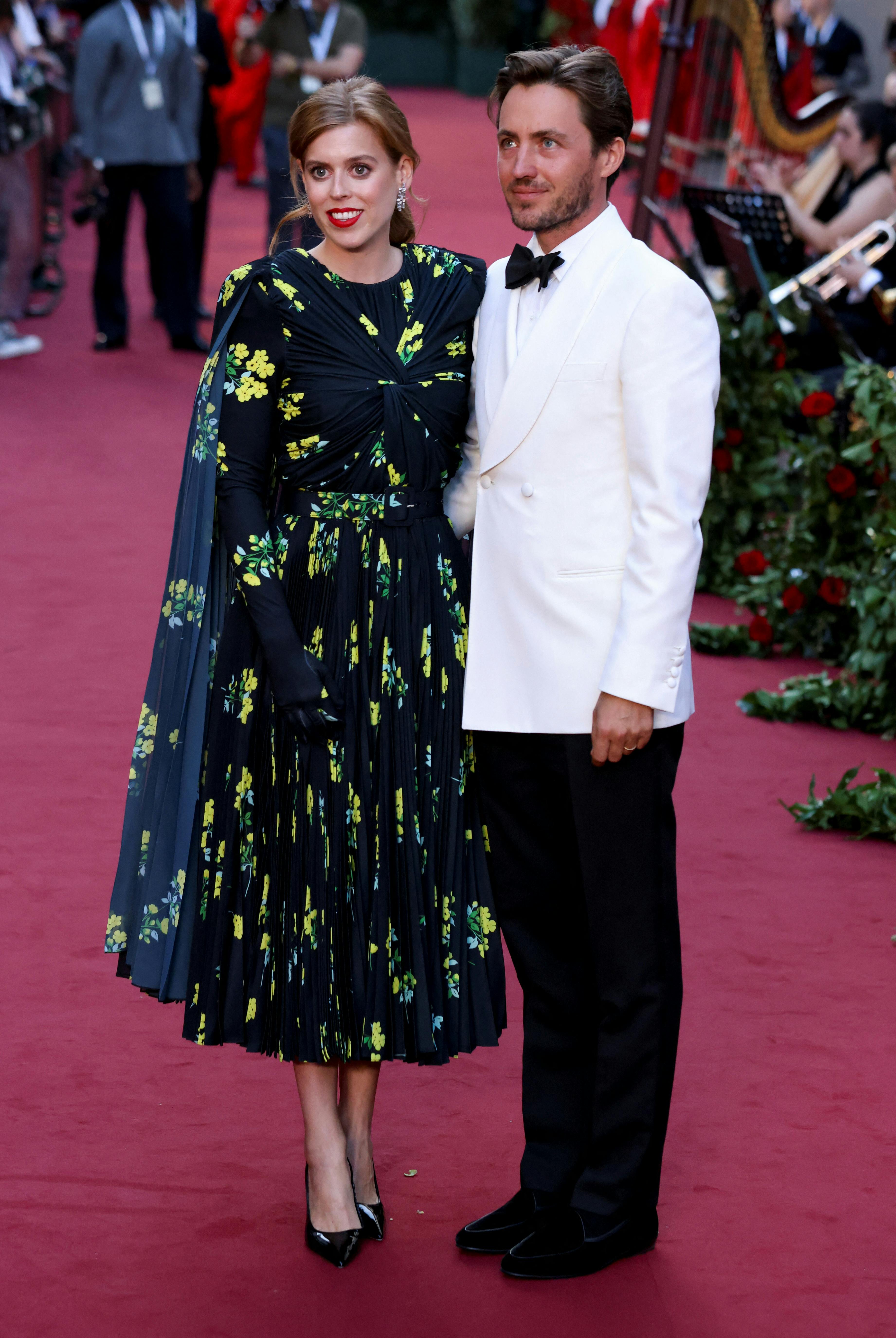 Prinsesse Beatrice med sin mand, Edoardo Mapelli Mozzi.