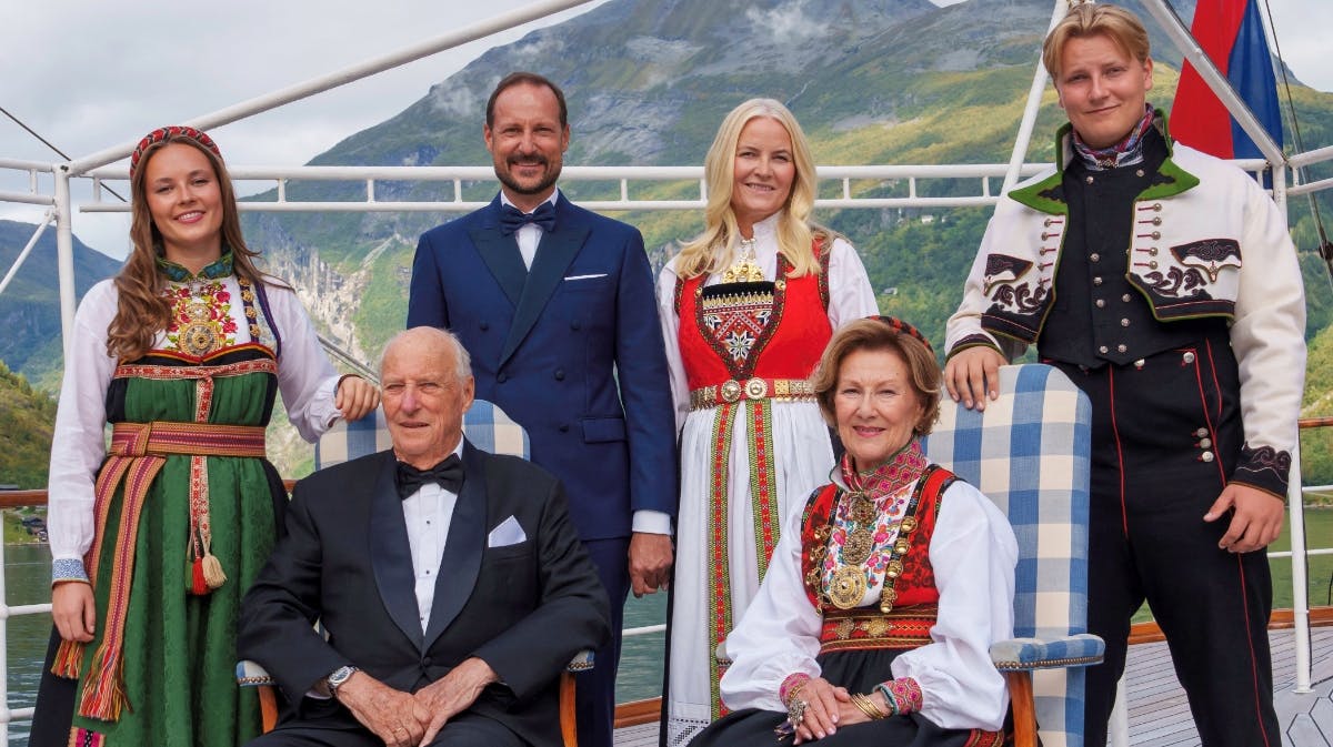 Den norske kongefamilie.