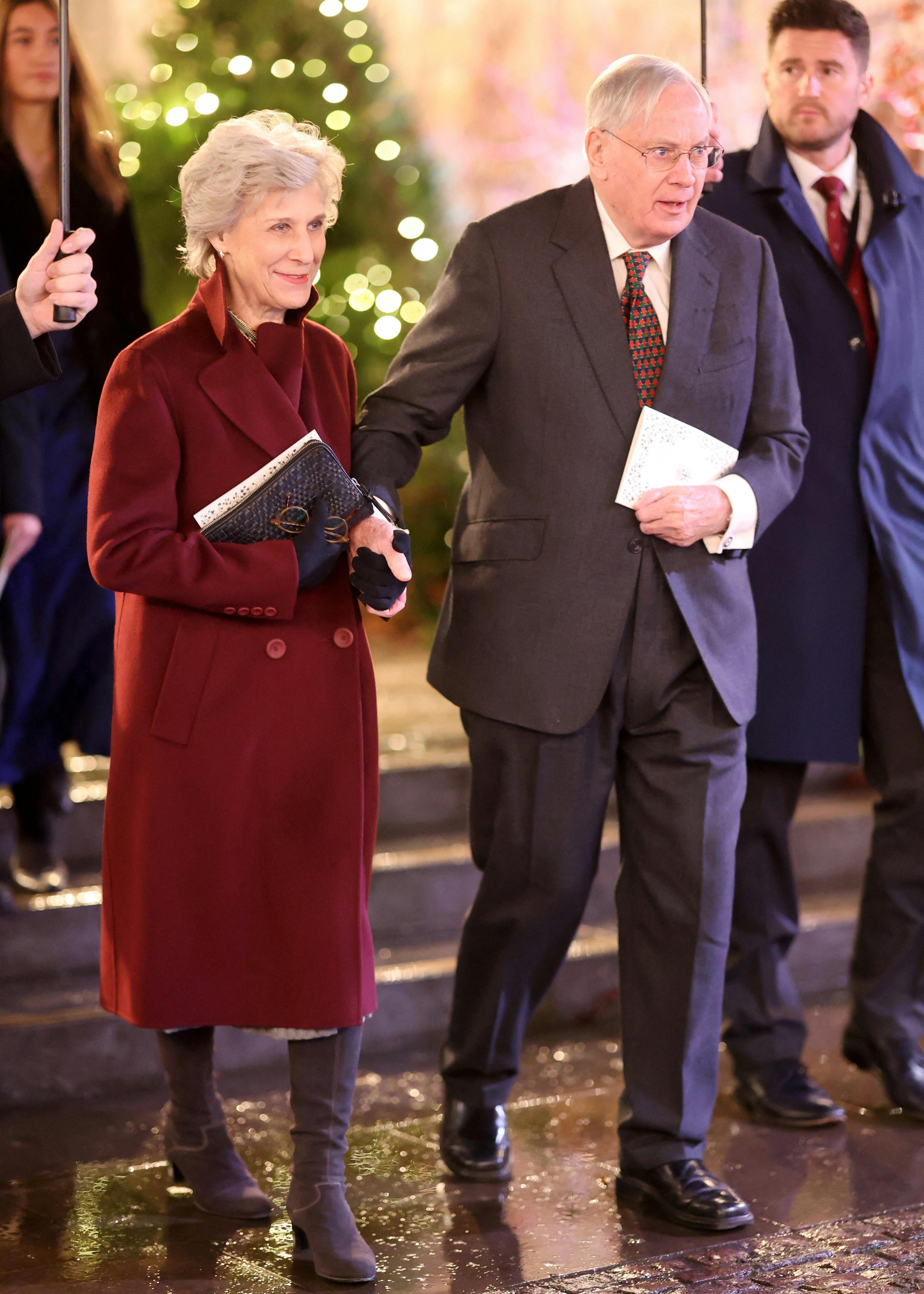 Hertugparret af Gloucester var også med til julegudstjeneste i Westminster Abbey.