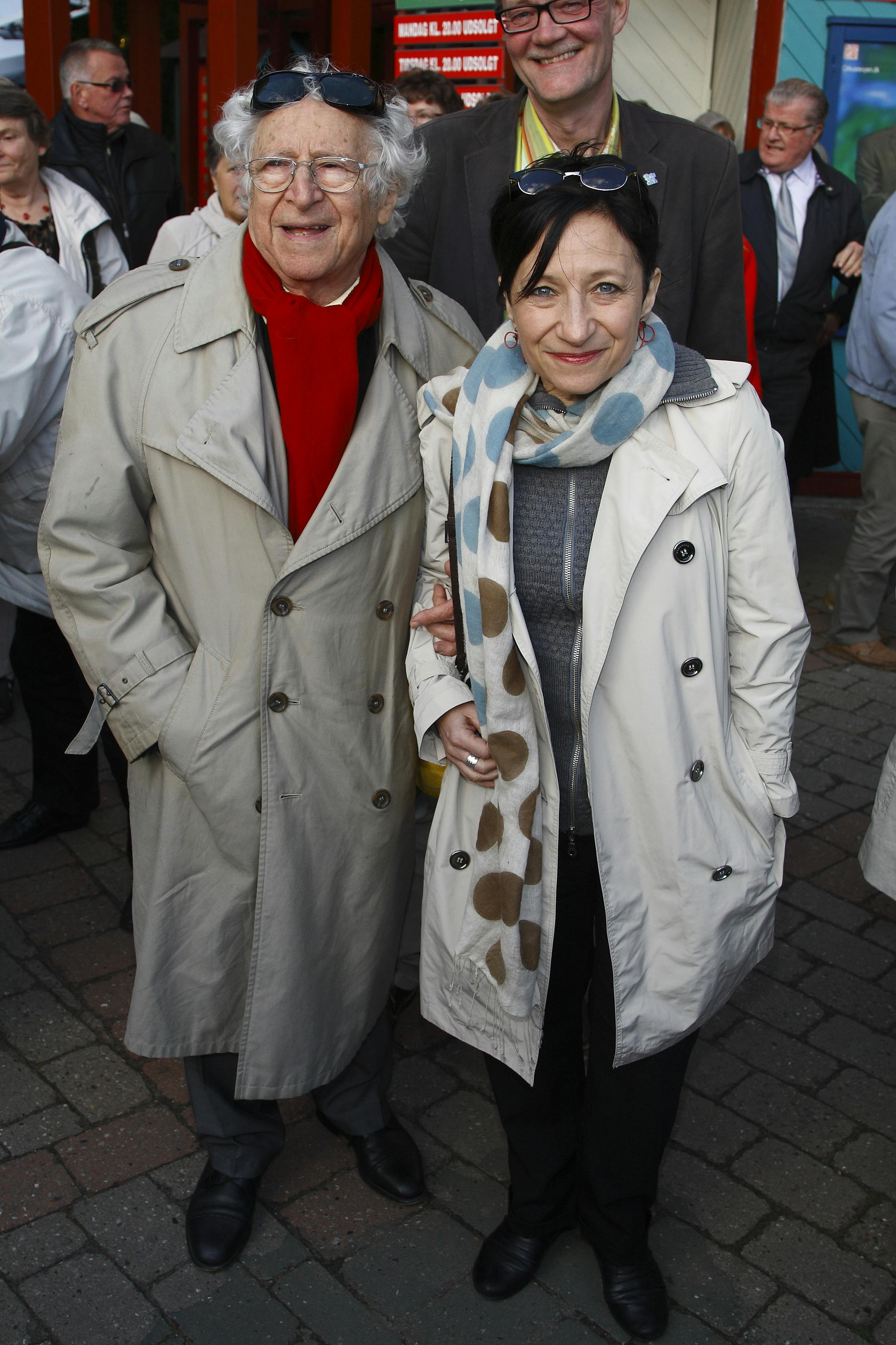 Ina-Miriam Rosenbaum med sin far, Simon Rosenbaum, i 2012. Han døde i 2015. 