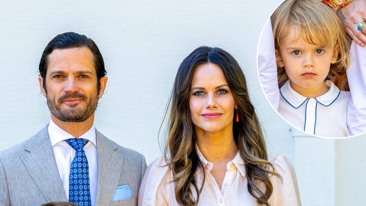 Prins Carl Philip og prinsesse Sofia. Indsat foto af prins Julian.