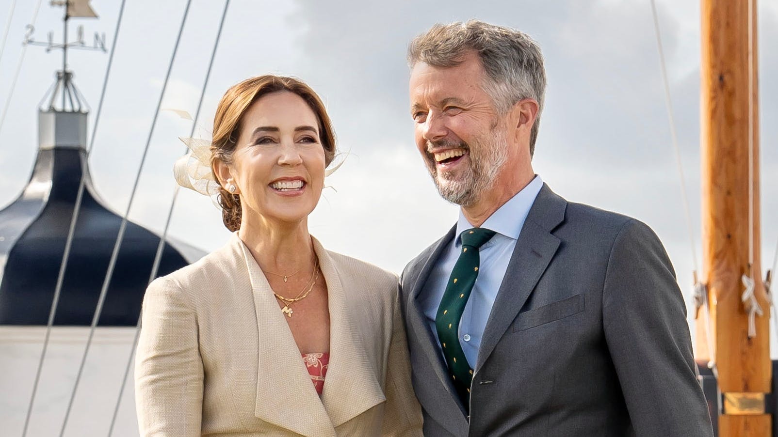 Dronning Mary og kong Frederik. 