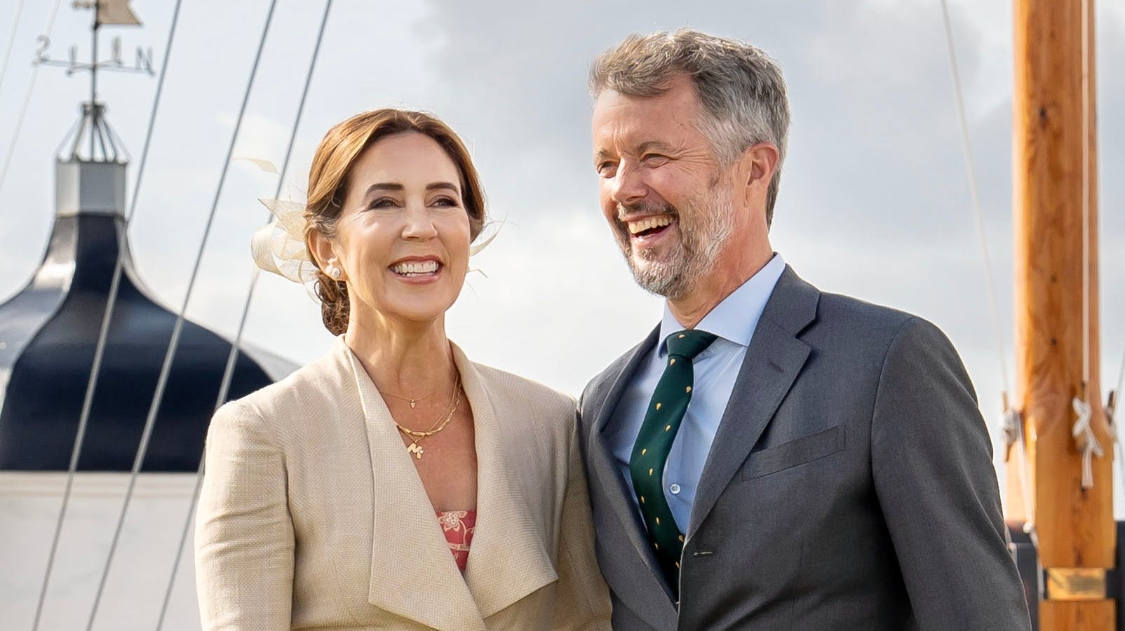 Dronning Mary og kong Frederik.