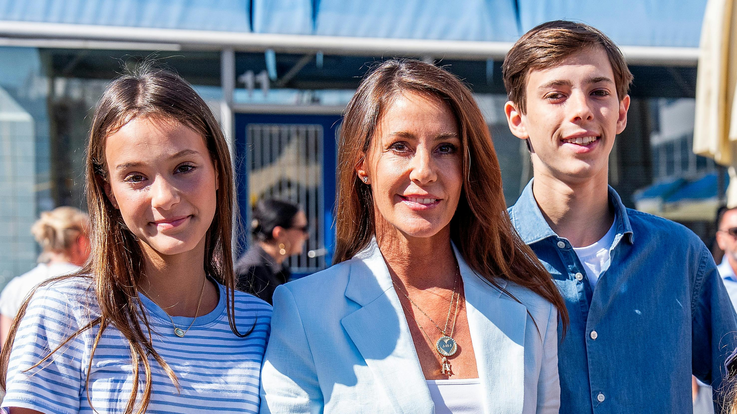 Komtesse Athena, prinsesse Marie og grev Henrik. 