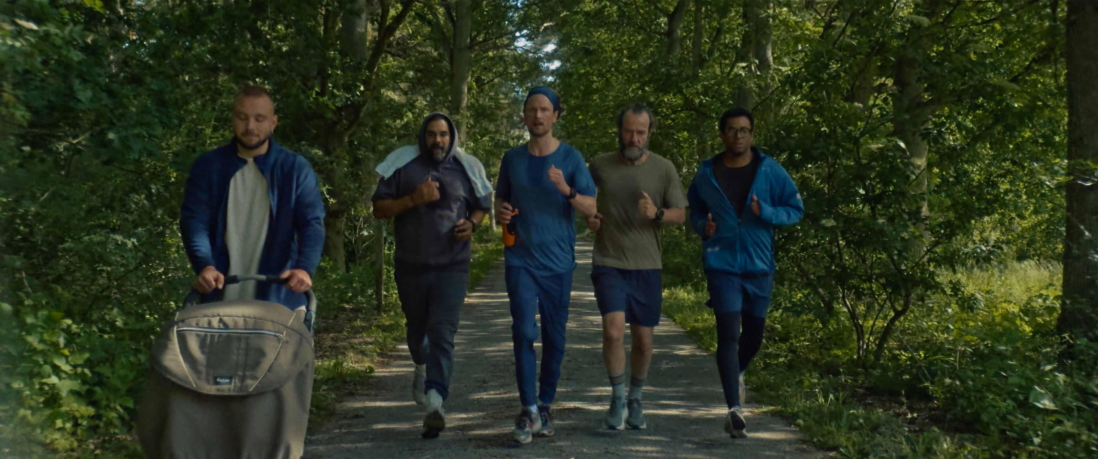 Mandegruppen på løbetur i "Mand op".