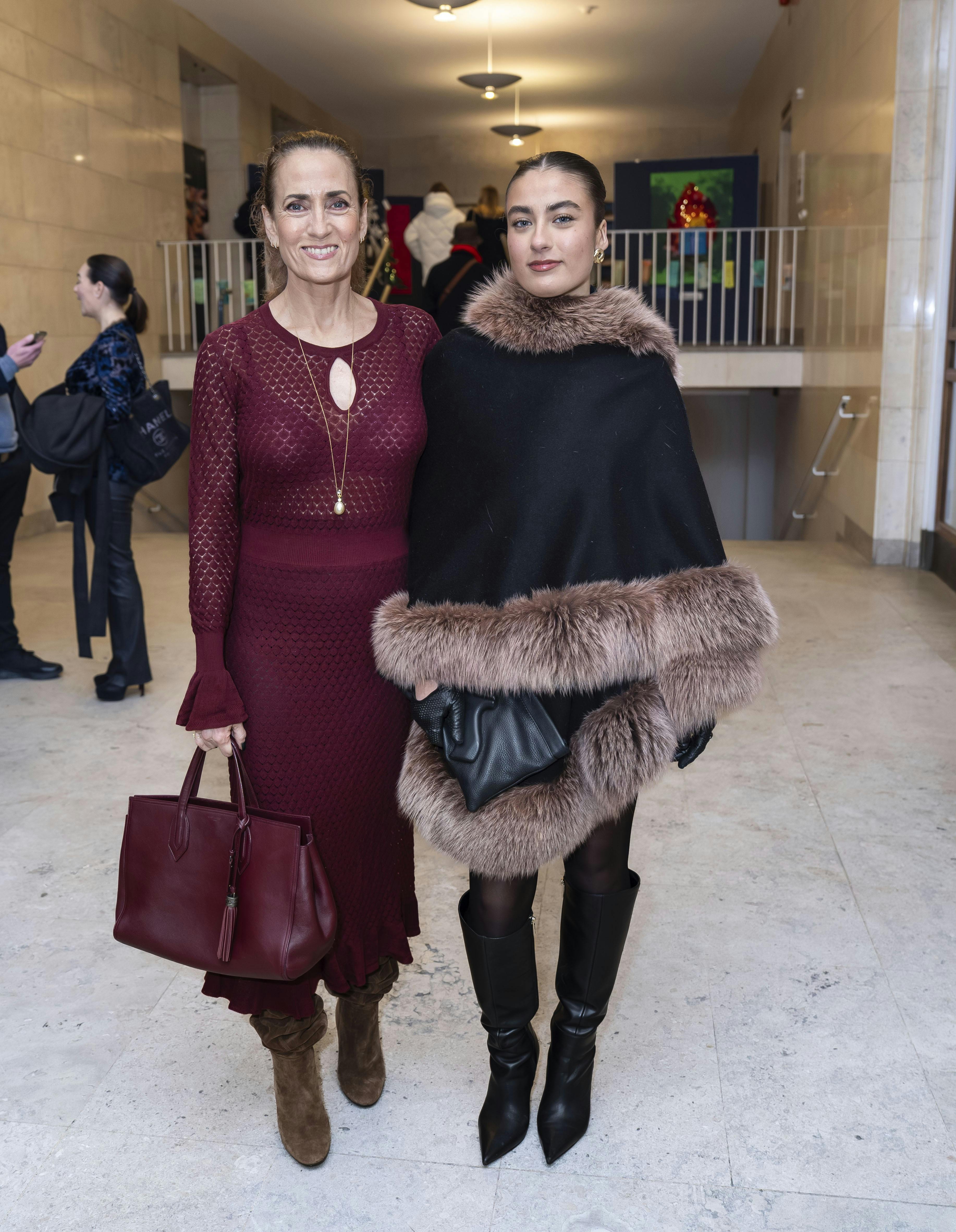 Camilla Miehe-Renard havde datteren Sophy med til modeshow.