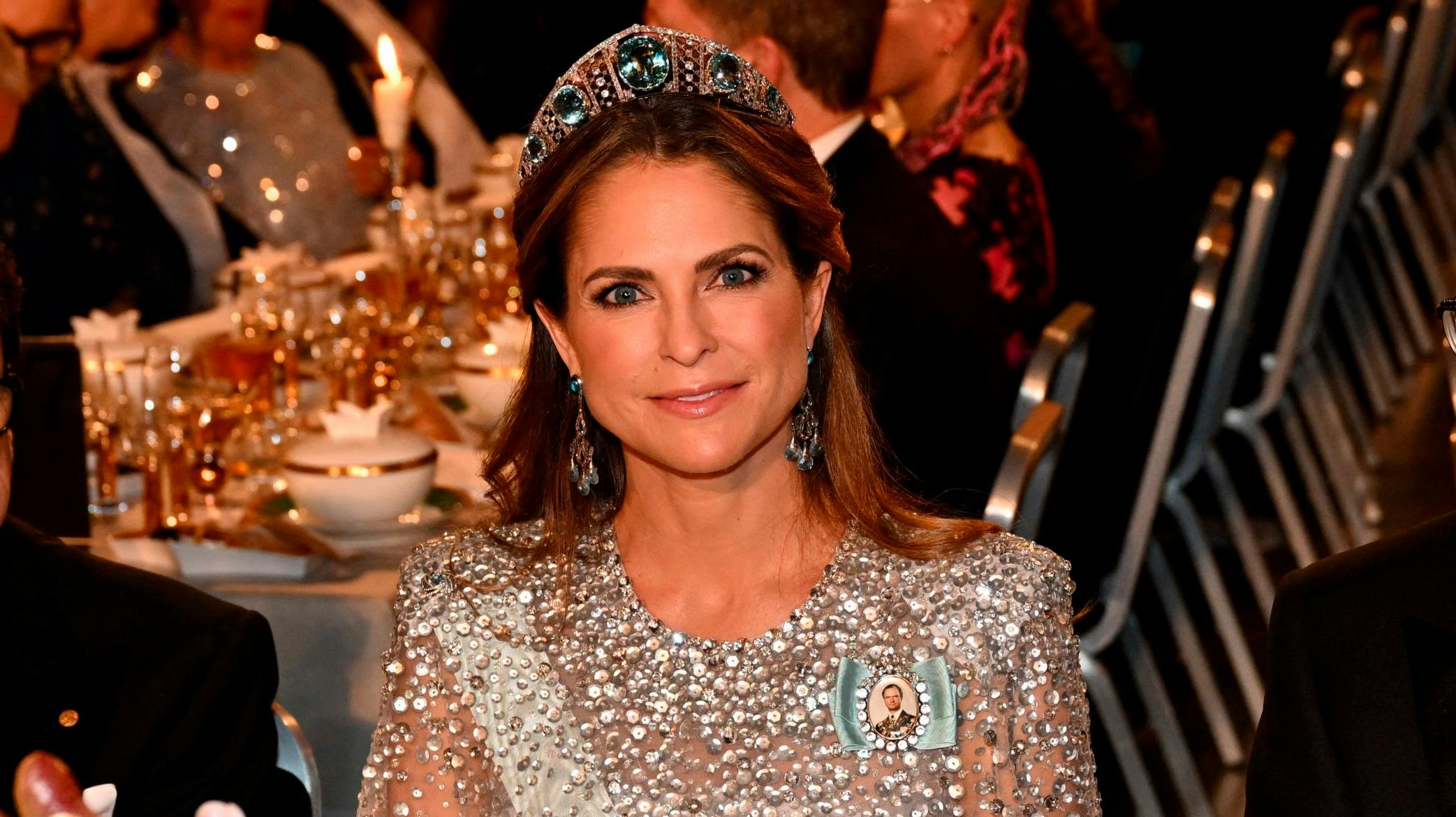 Prinsesse Madeleine til Nobelbanketten den 10. december.