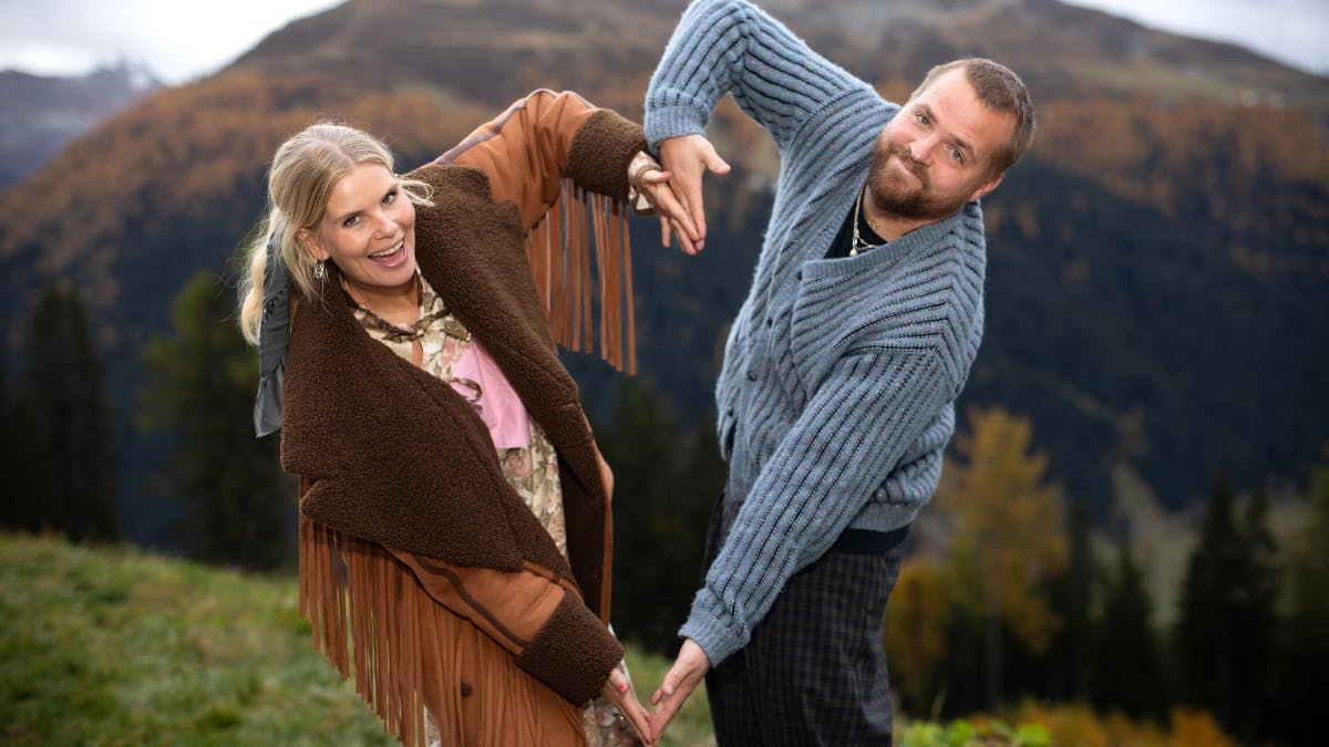 Sofie Linde og Joakim Ingversen var værter på "Hotel Romantik"