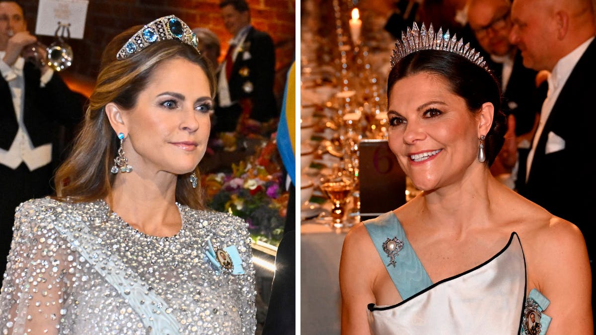 Prinsesse Madeleine og kronprinsesse Victoria. 