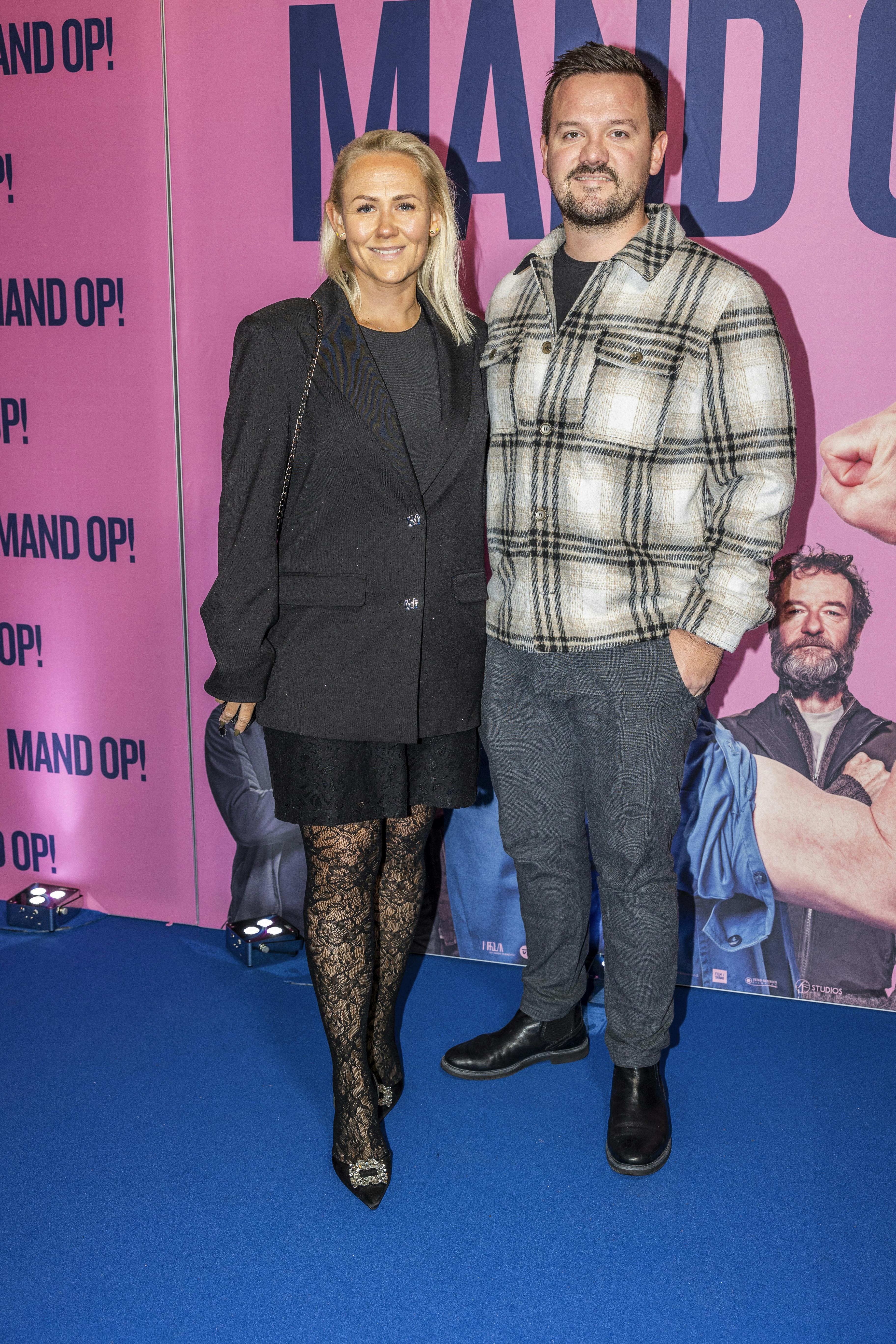 Cecilie Schmeichel og Joakim Pilkær var forleden en tur i biografen sammen.