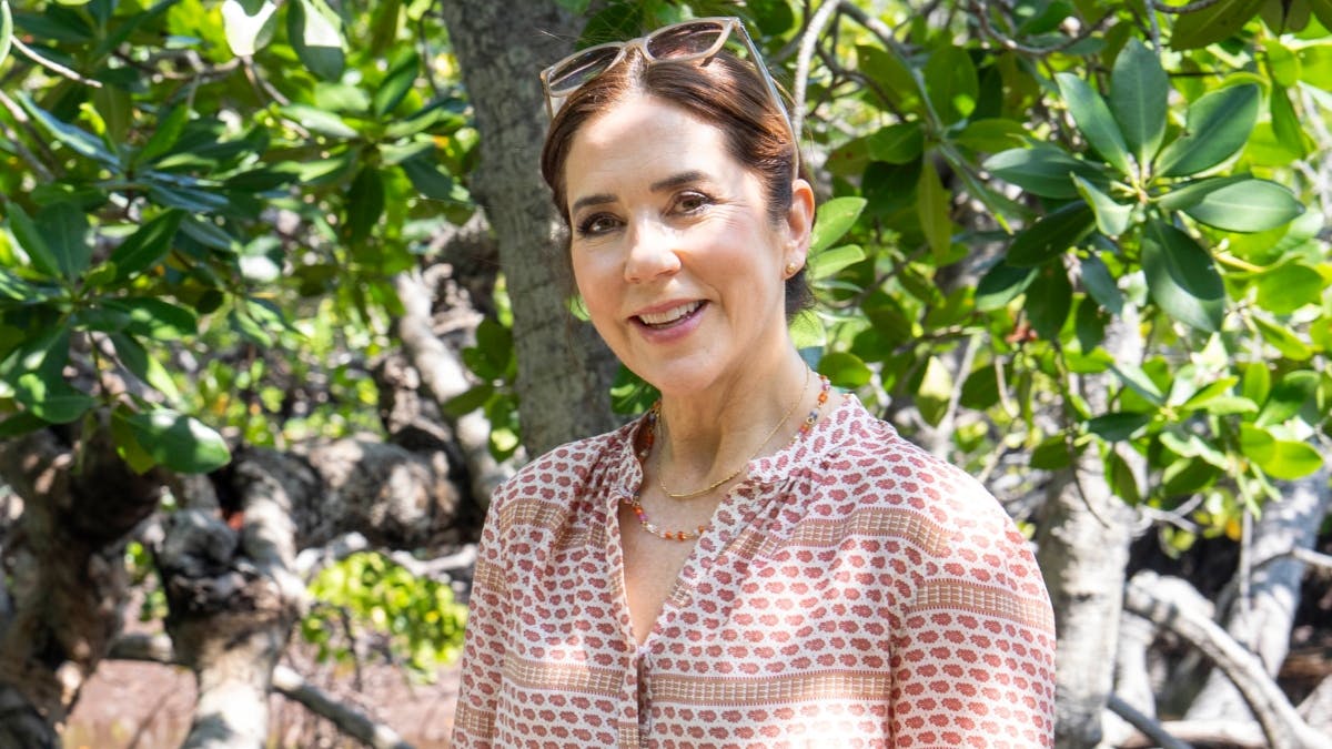 Dronning Mary besøgte et vildt naturområde