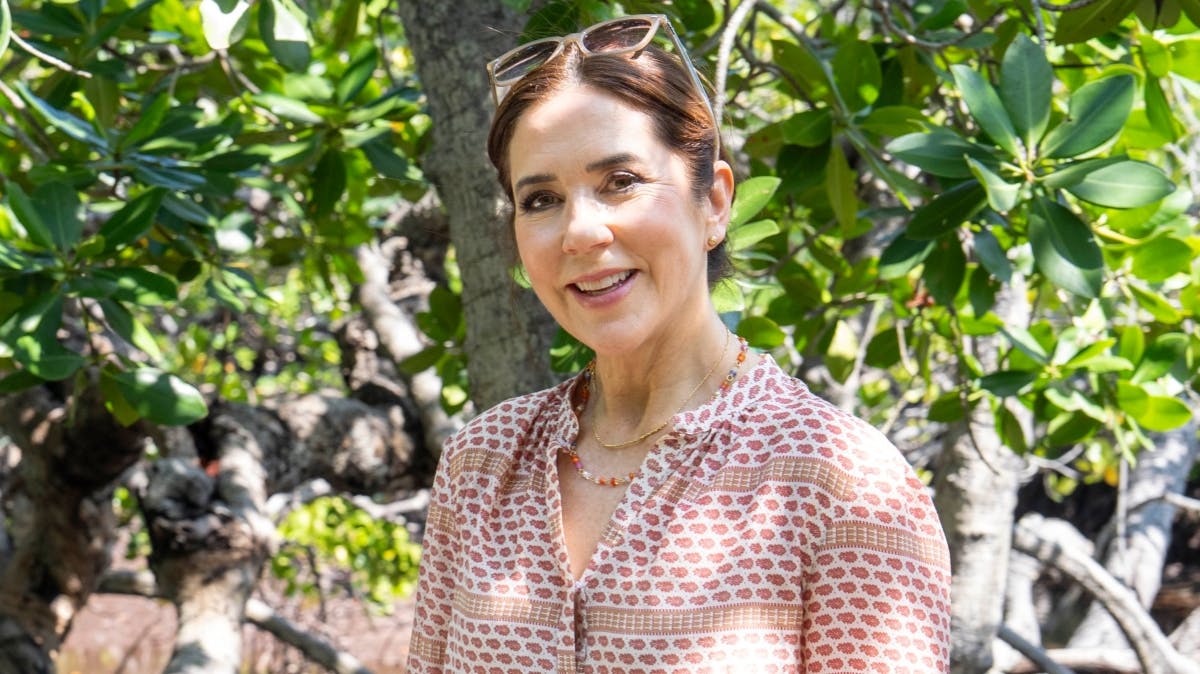 Dronning Mary besøgte et vildt naturområde