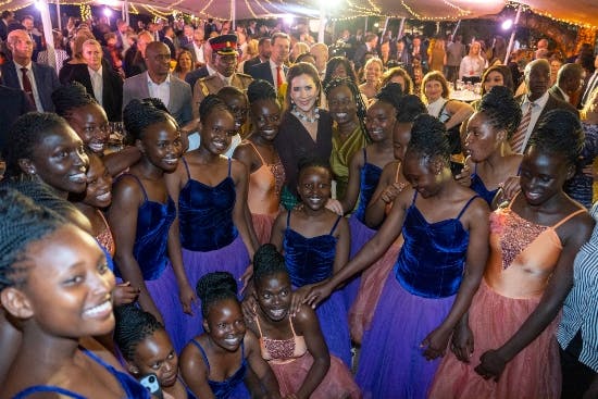 Mary var populær på den hyggelige aften