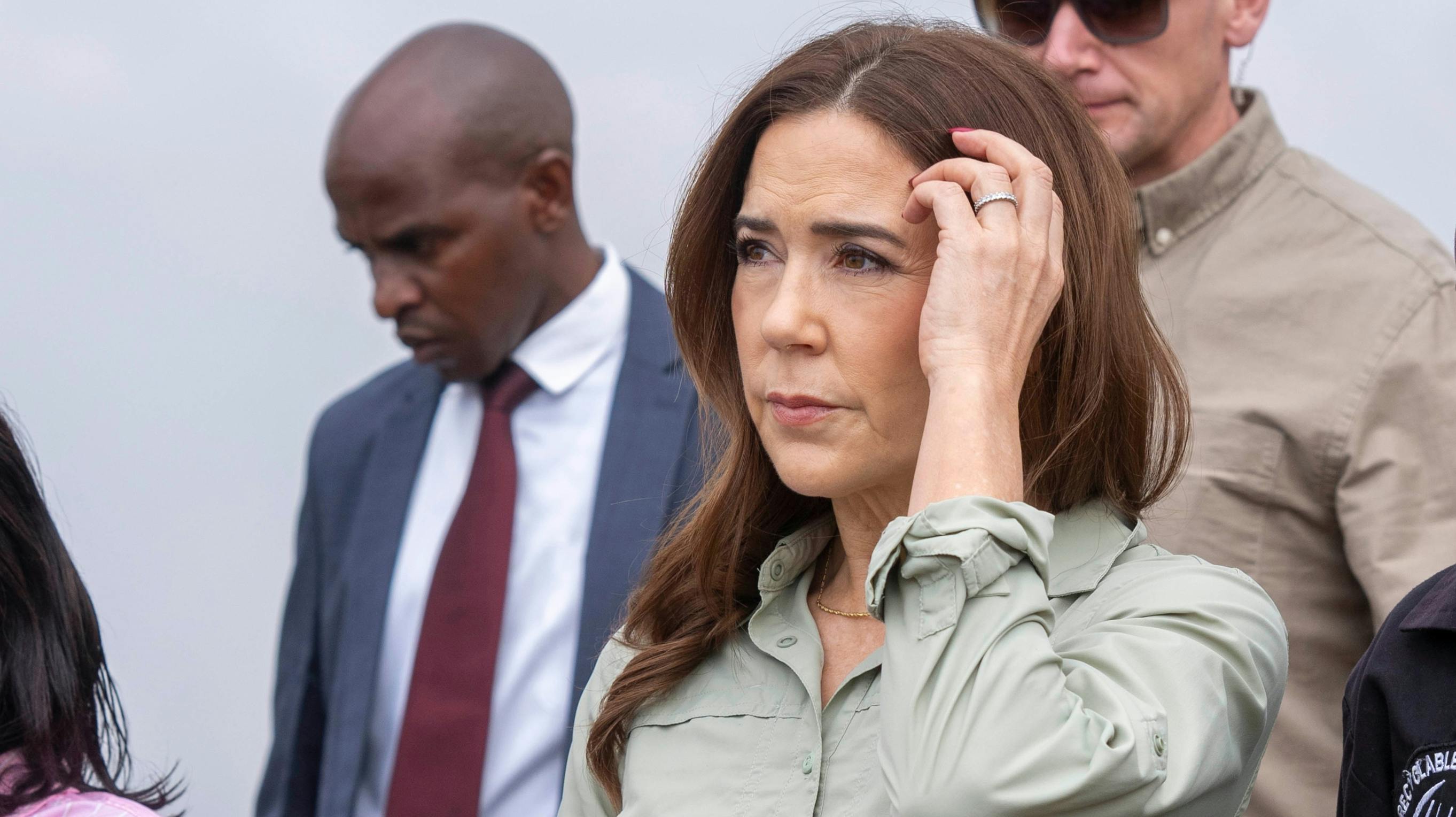 Dronning Mary har været på officielt besøg i Kenya. 