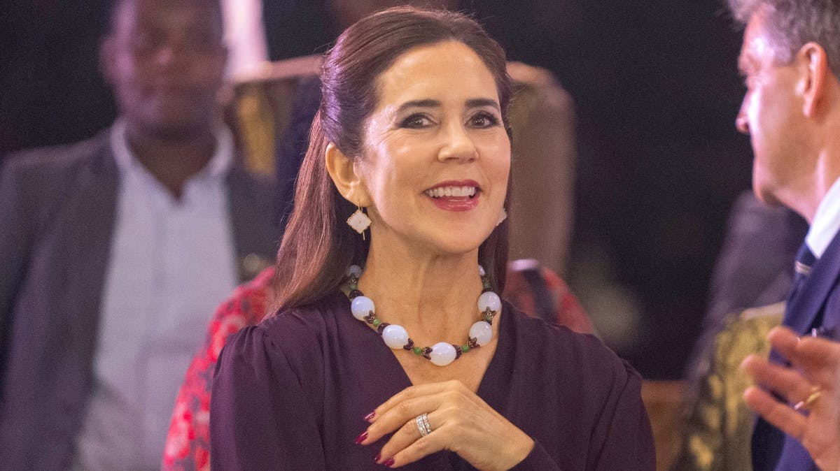 Dronning Mary til aftenreception i Kenyas hovedstad Nairobi