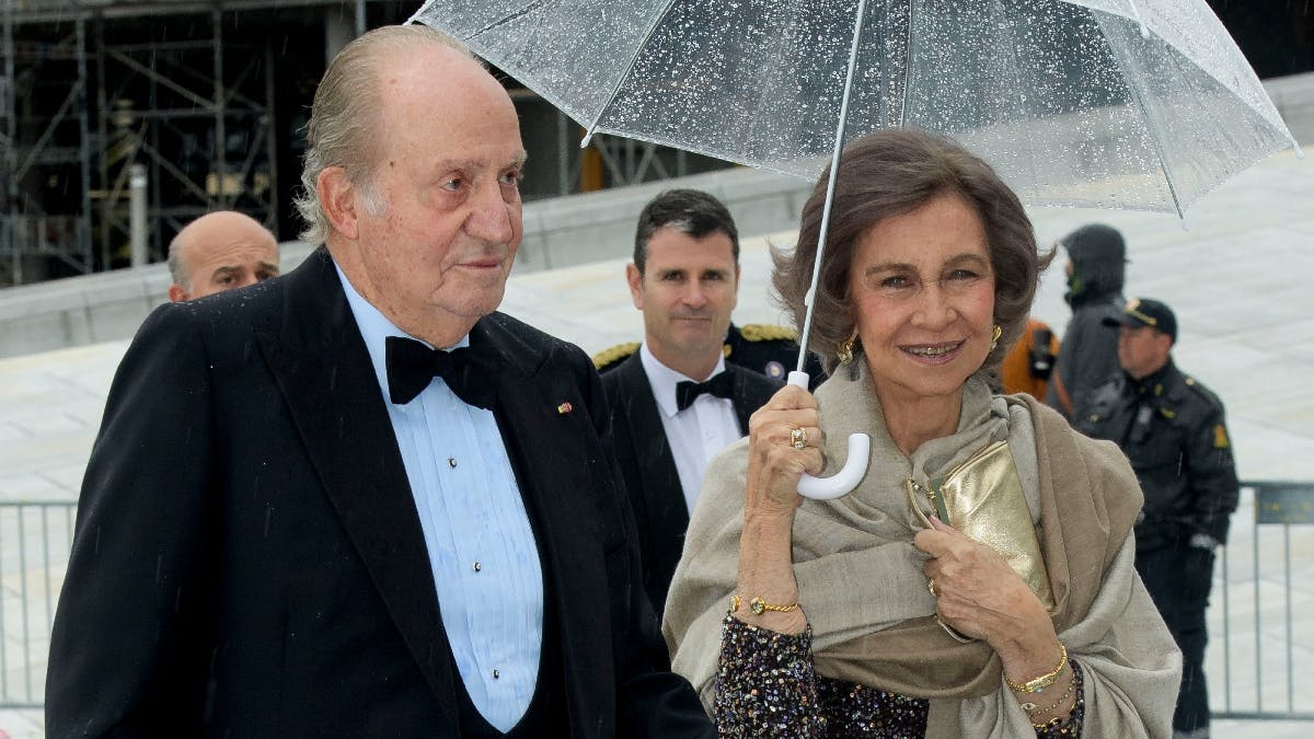 Kong Juan Carlos og Dronning Sofia til fest i Oslo i 2017