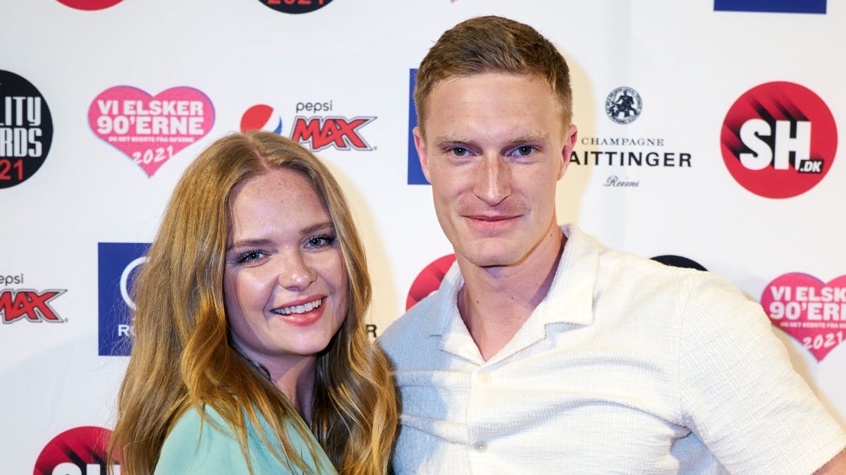 Stephanie og Kristoffer fra "Nybyggerne".