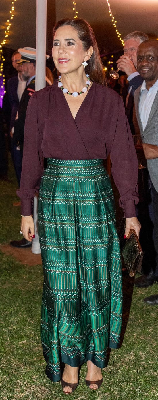 Dronning Mary var et hit til aftenreceptionen