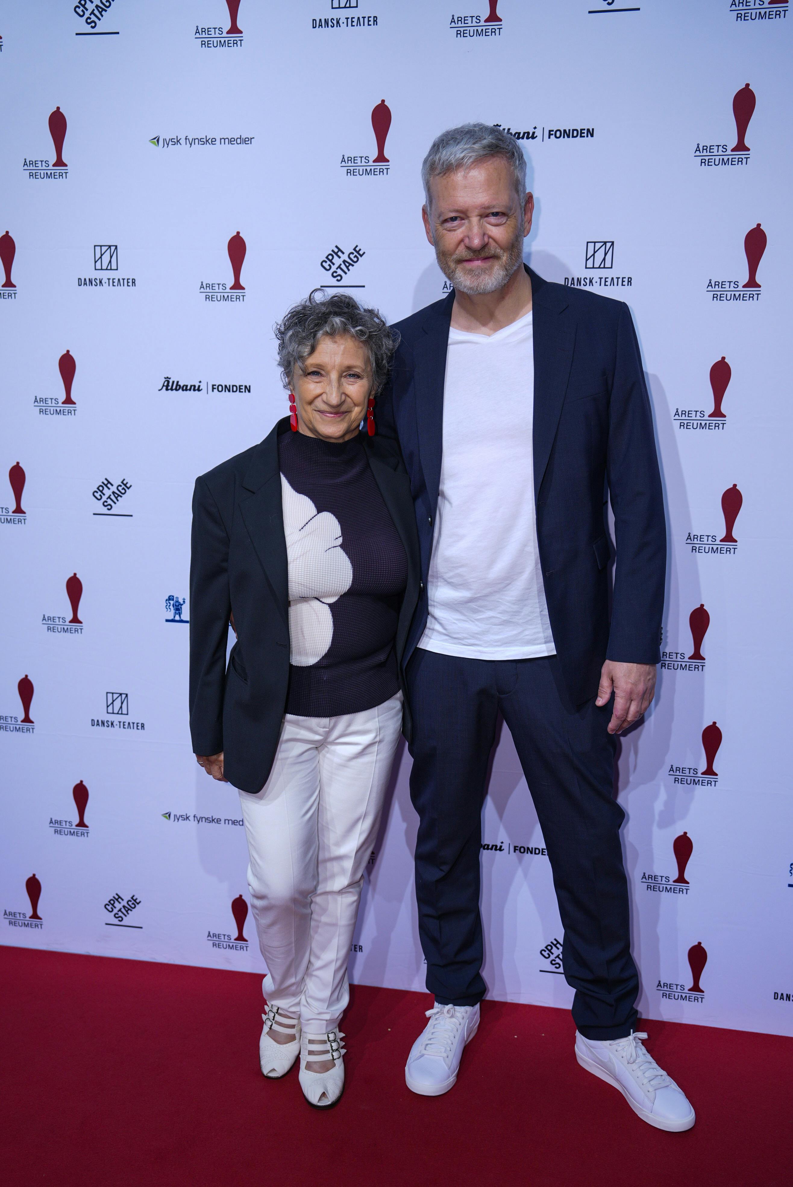 Skuespilleren Ina-Miriam Rosenbaum med sin kæreste, musiker Michael Andersen. 