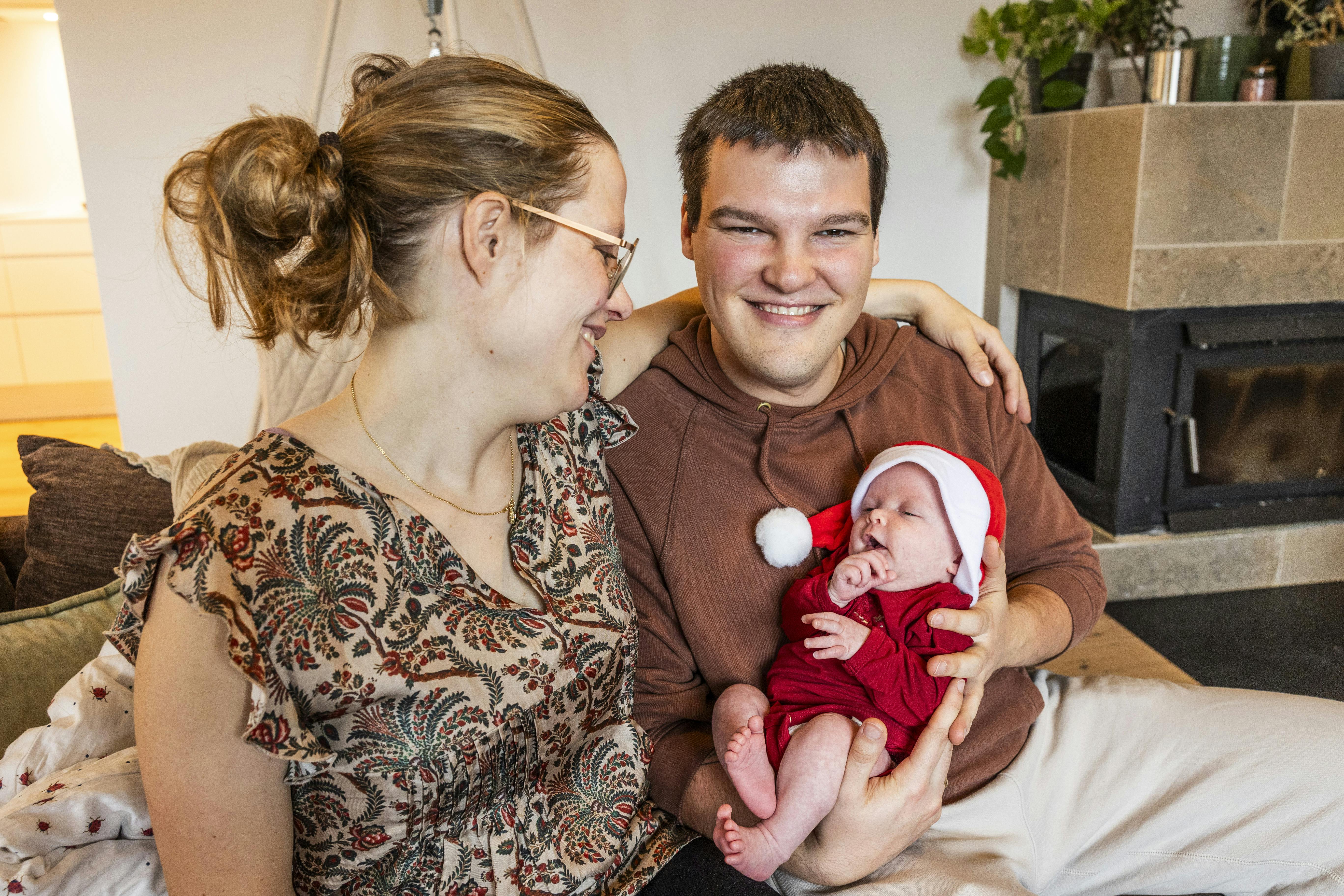 Emma Lund og ægtemanden Anes fik en tidlig julegave i år. 