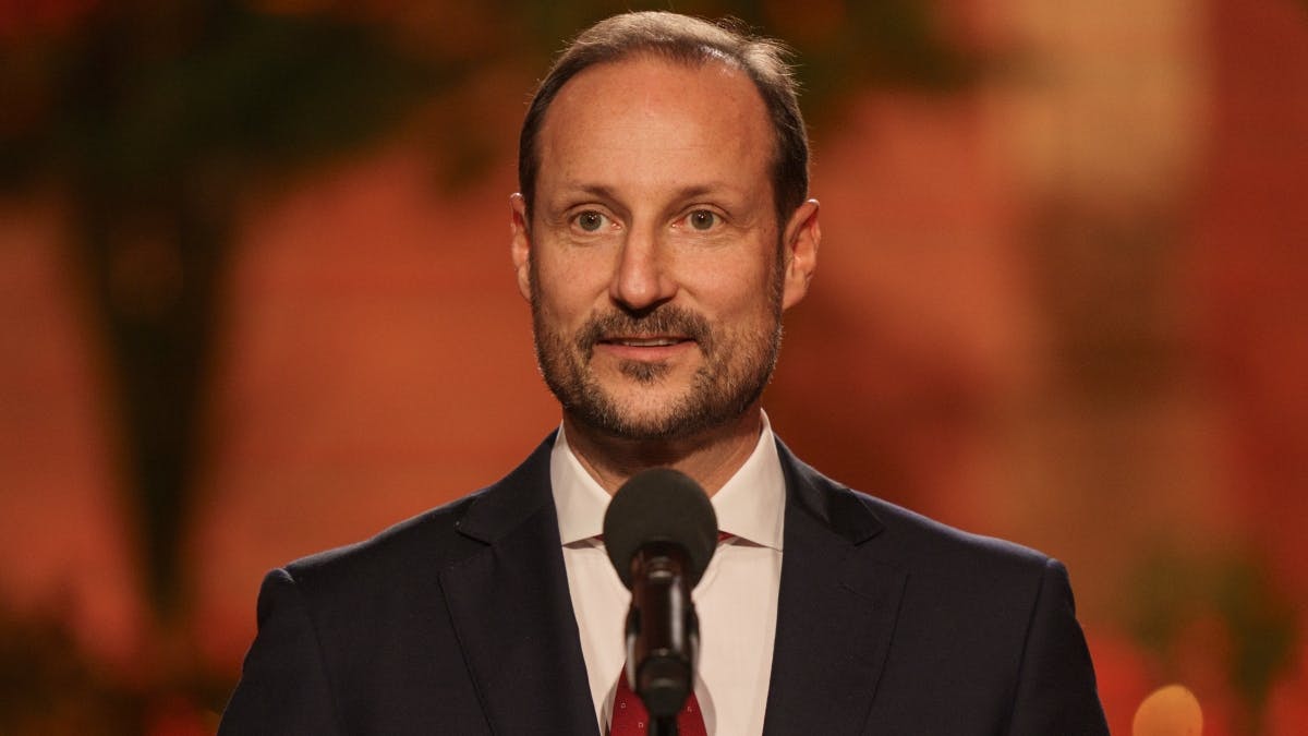 Prins Haakon var tydeligt bevæget