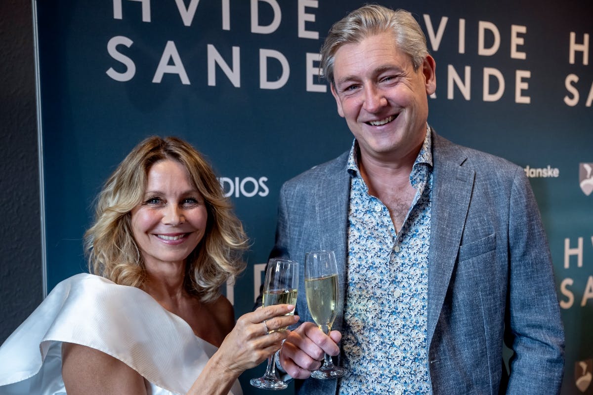 Anne Louise Hassing og kæresten Ulrik.