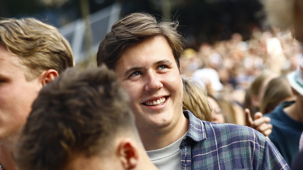 Kronprins Christian under Smukfest i 2025. 