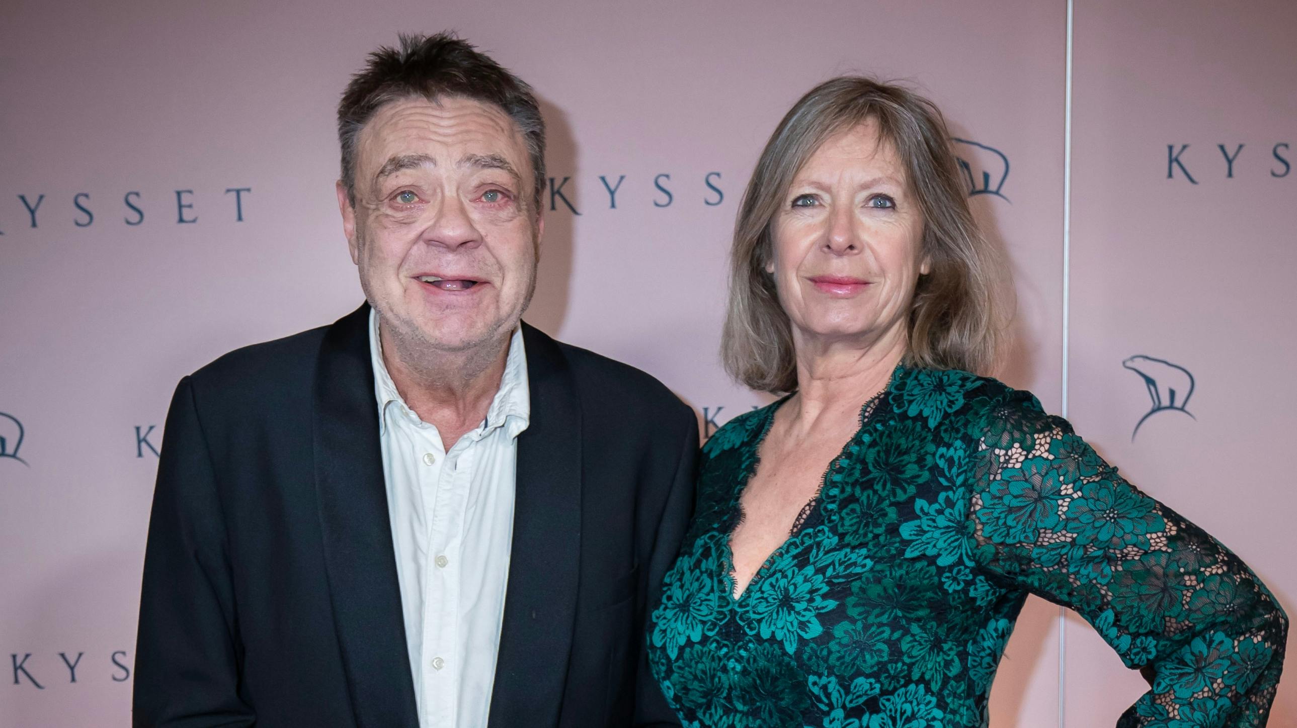 Tommy Kenter med hustruen Janne Hiort.