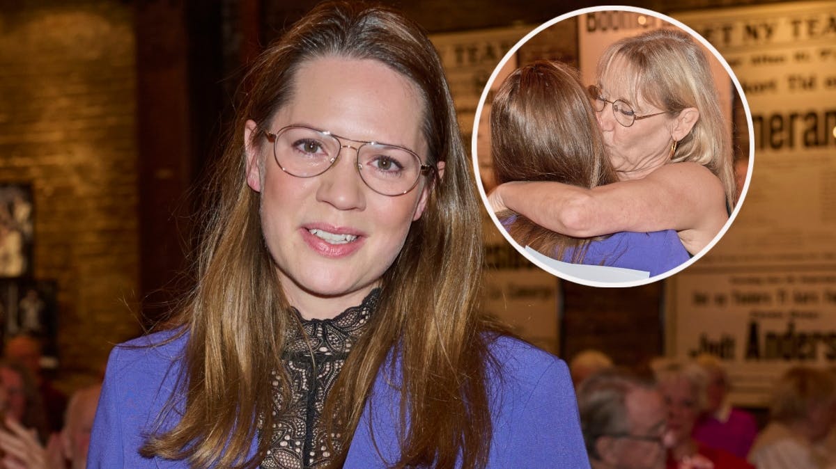 Anette Støvelbæk hev fat i Badehotellet-kollegerne for at rose Amalie Dollerup