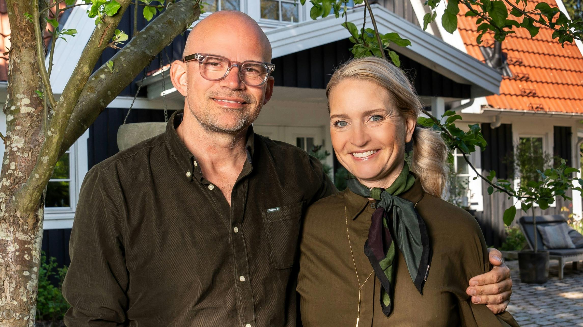 Ægteparret Jesper Vollmer og Annette Heick.