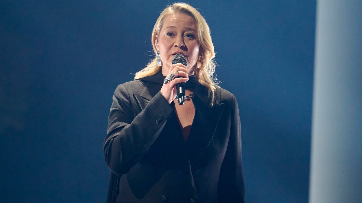 Trine Dyrholm var på scenen i DR Koncerthuset