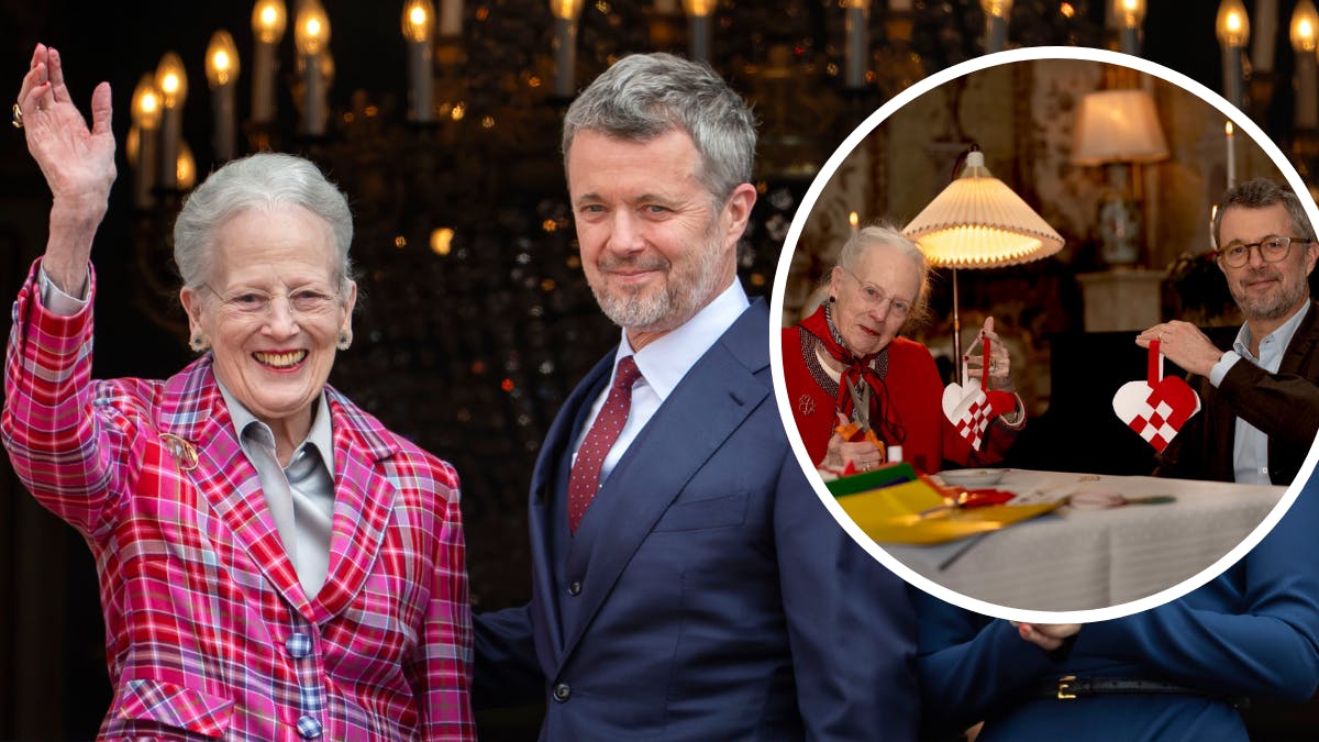 Dronning Margrethe og kong Frederik. 