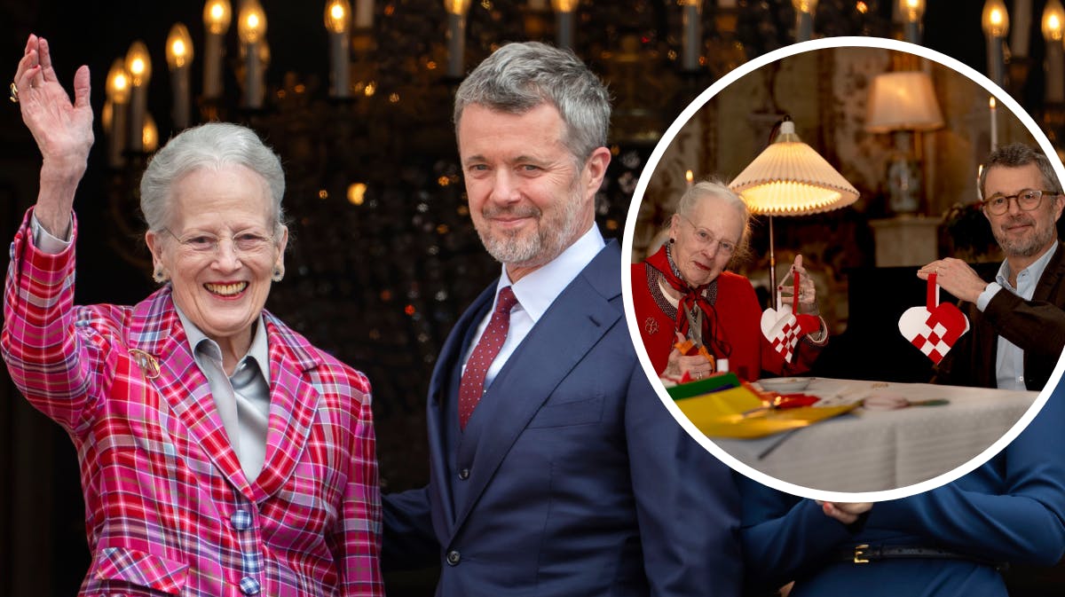 Dronning Margrethe og kong Frederik.