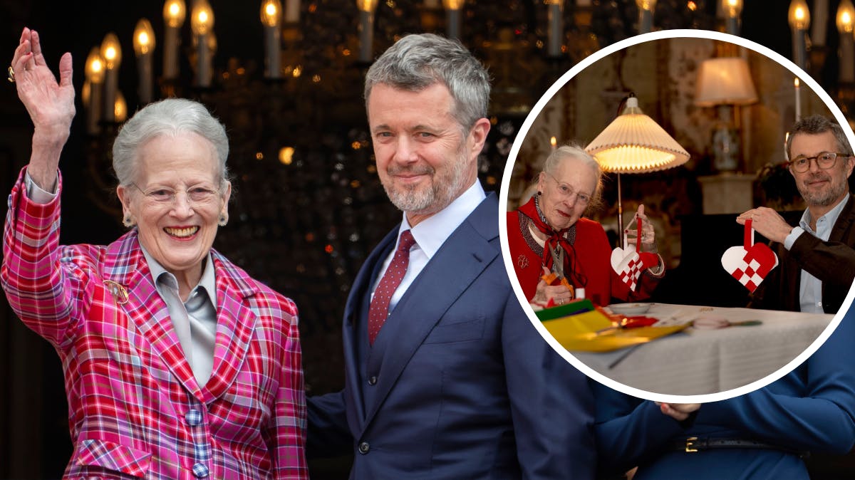 Dronning Margrethe og kong Frederik.