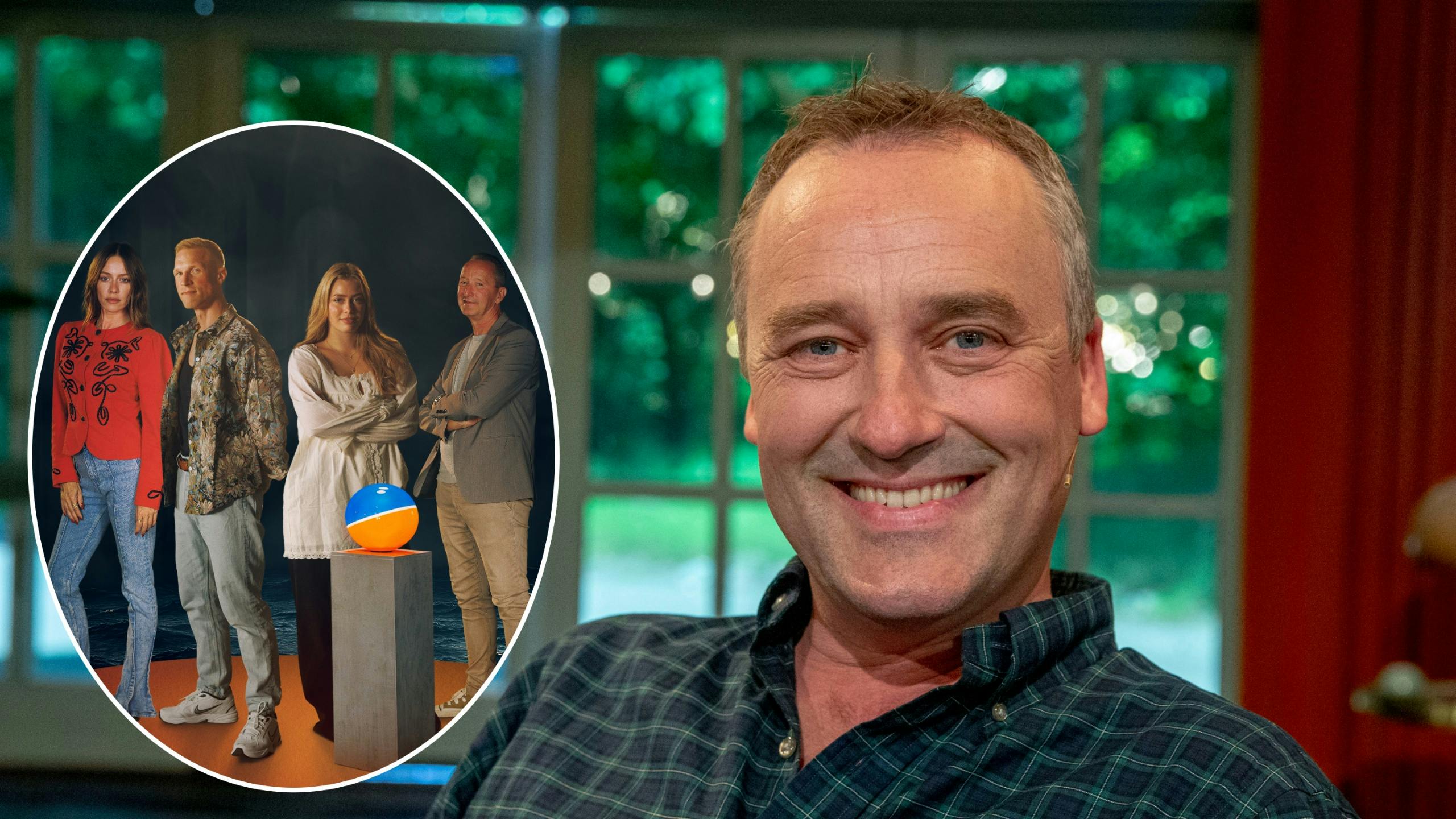 Peter Ingemann og deltagere i "Spillet".