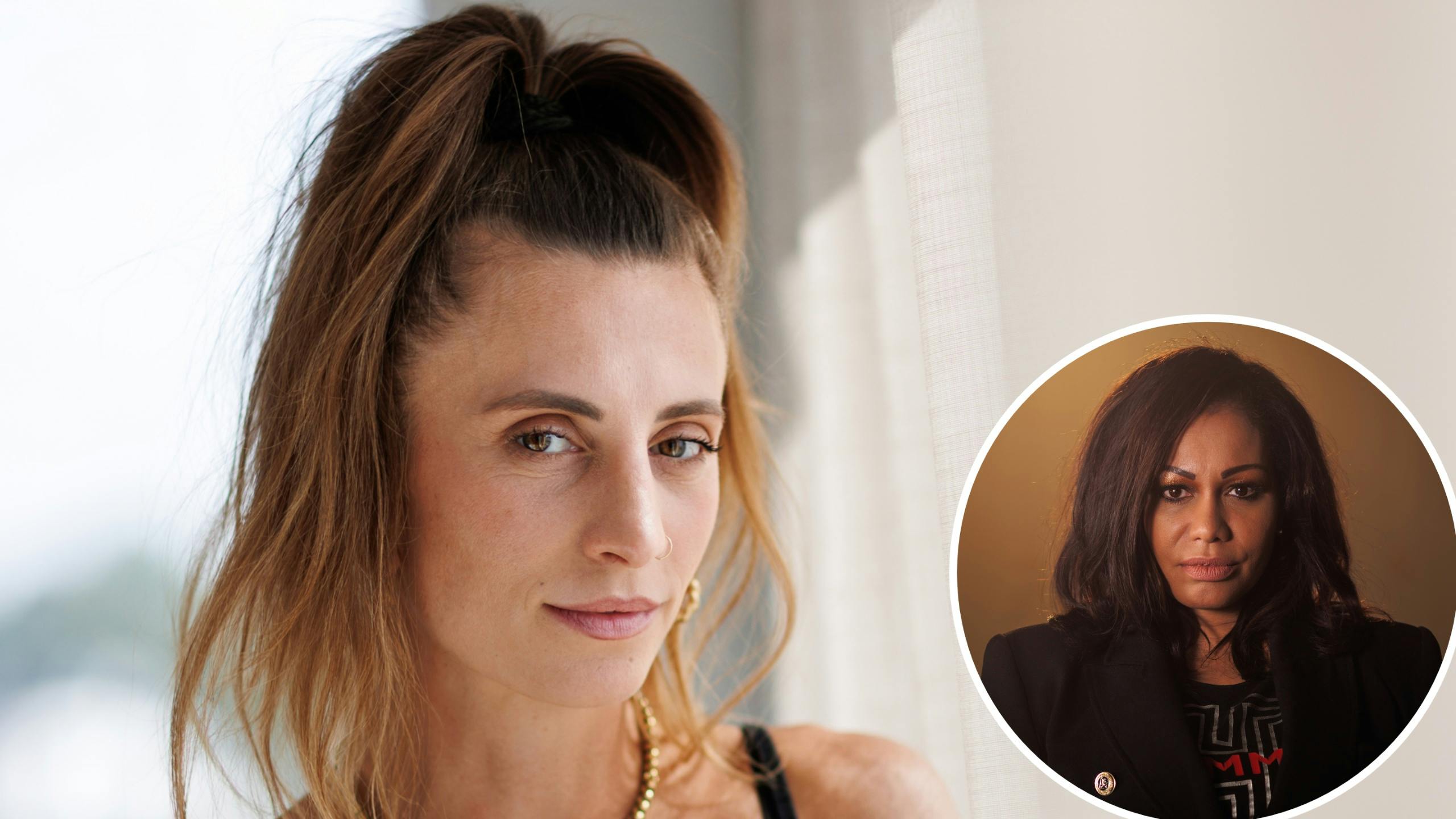 Mie Skov og Zindy Laursen i "Spillet".