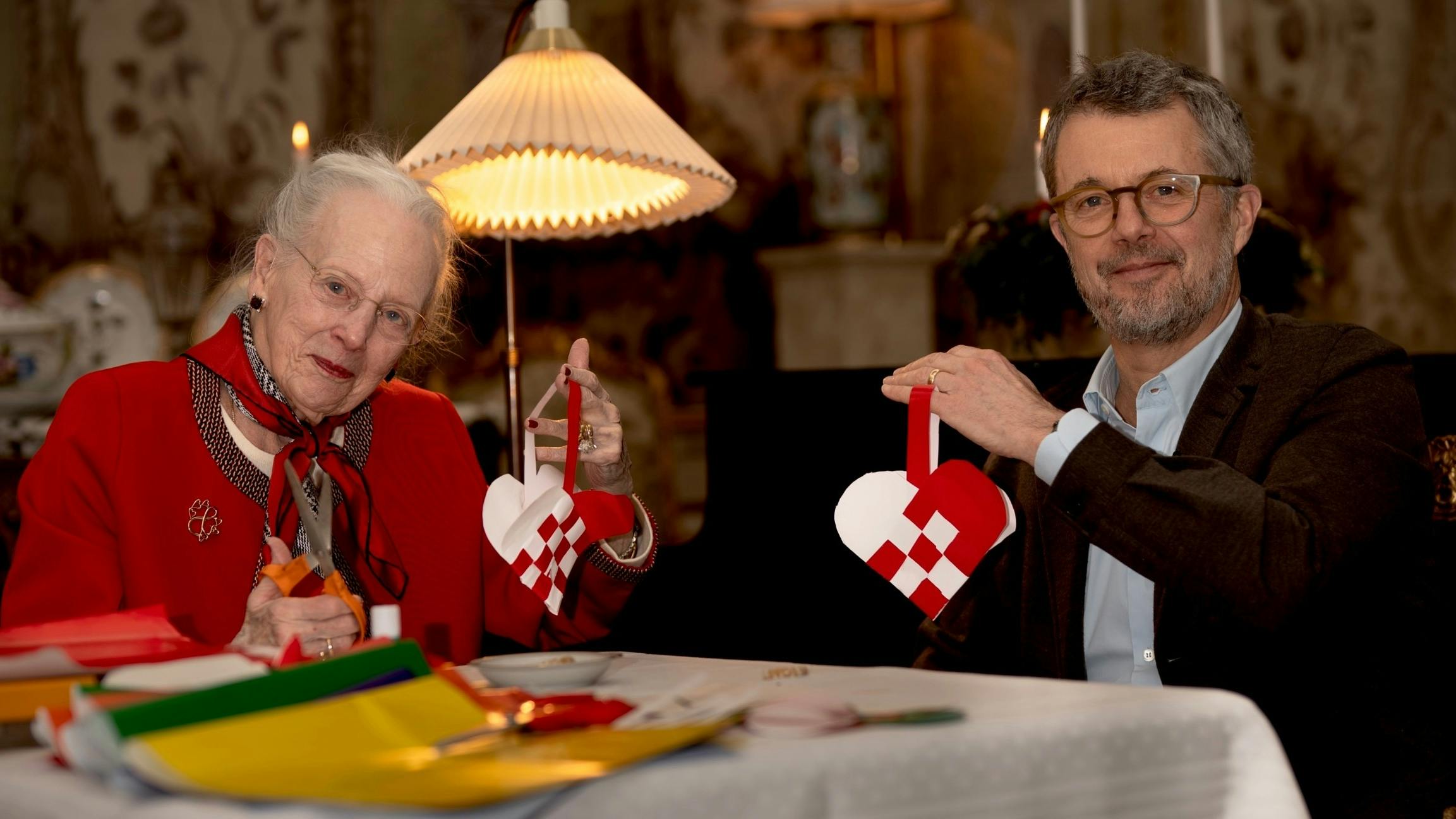 Dronning Margrethe og kong Frederik. 