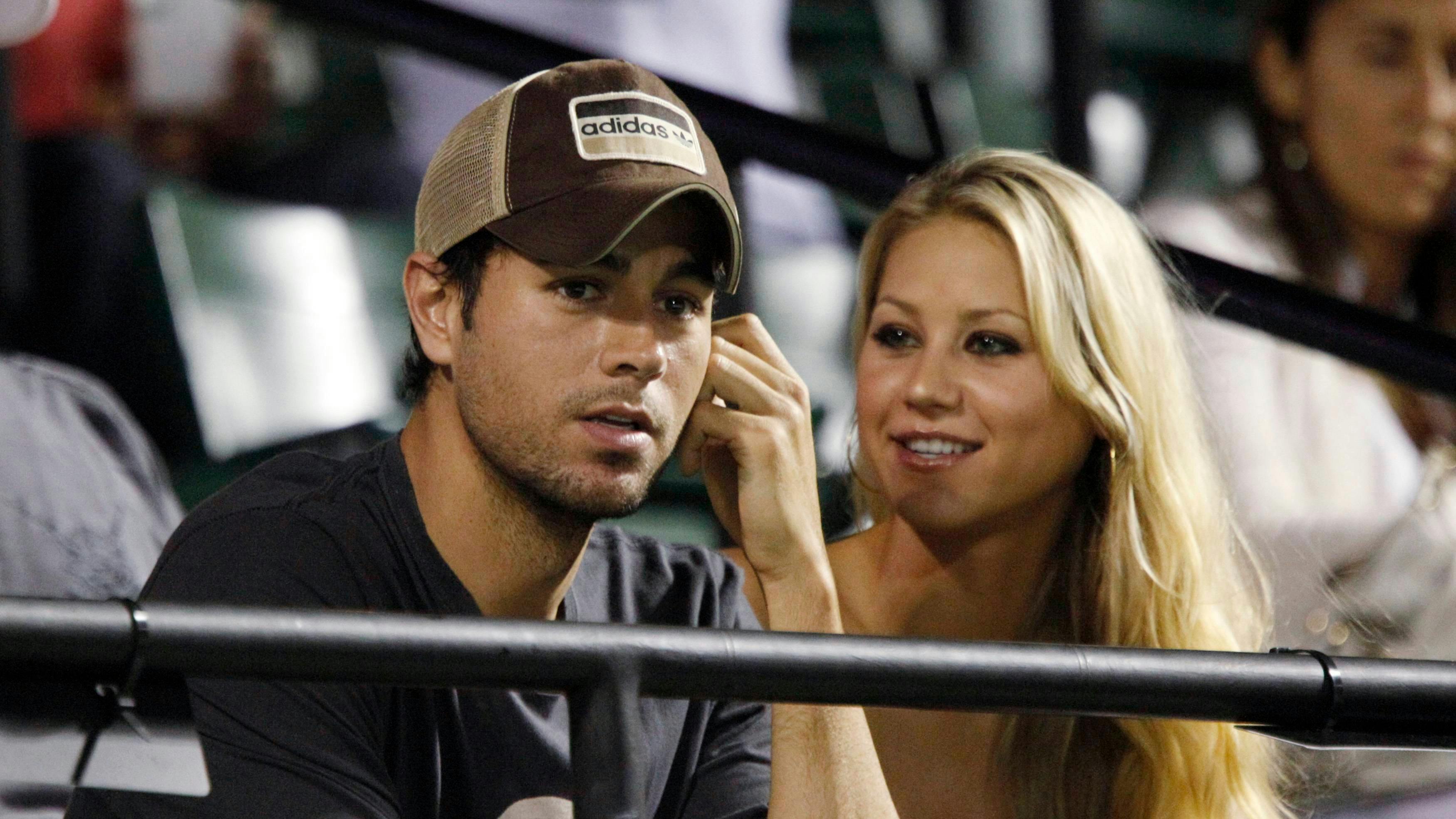 Enrique Iglesias og Anna Kournikova har dannet par i mange år. Her ses de i 2009.