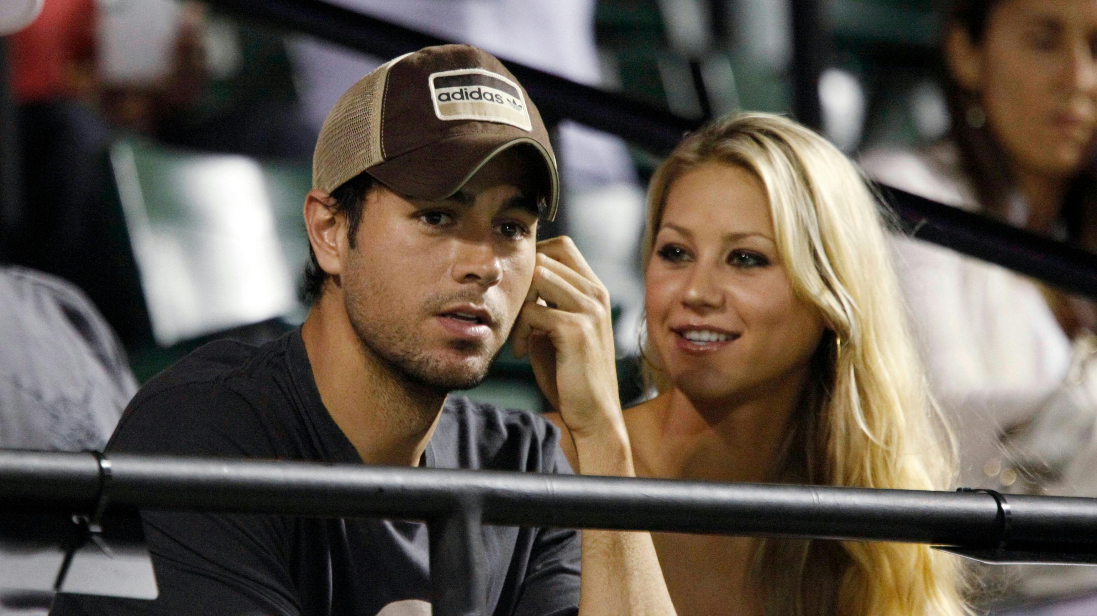 Enrique Iglesias og Anna Kournikova har dannet par i mange år. Her ses de i 2009.