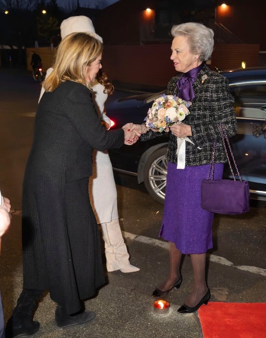 Eva Ridel tog varmt imod prinsesse Benedikte