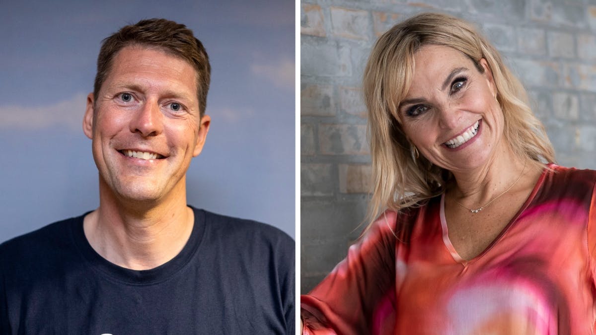 Steen Langeberg og Michèle Bellaiche