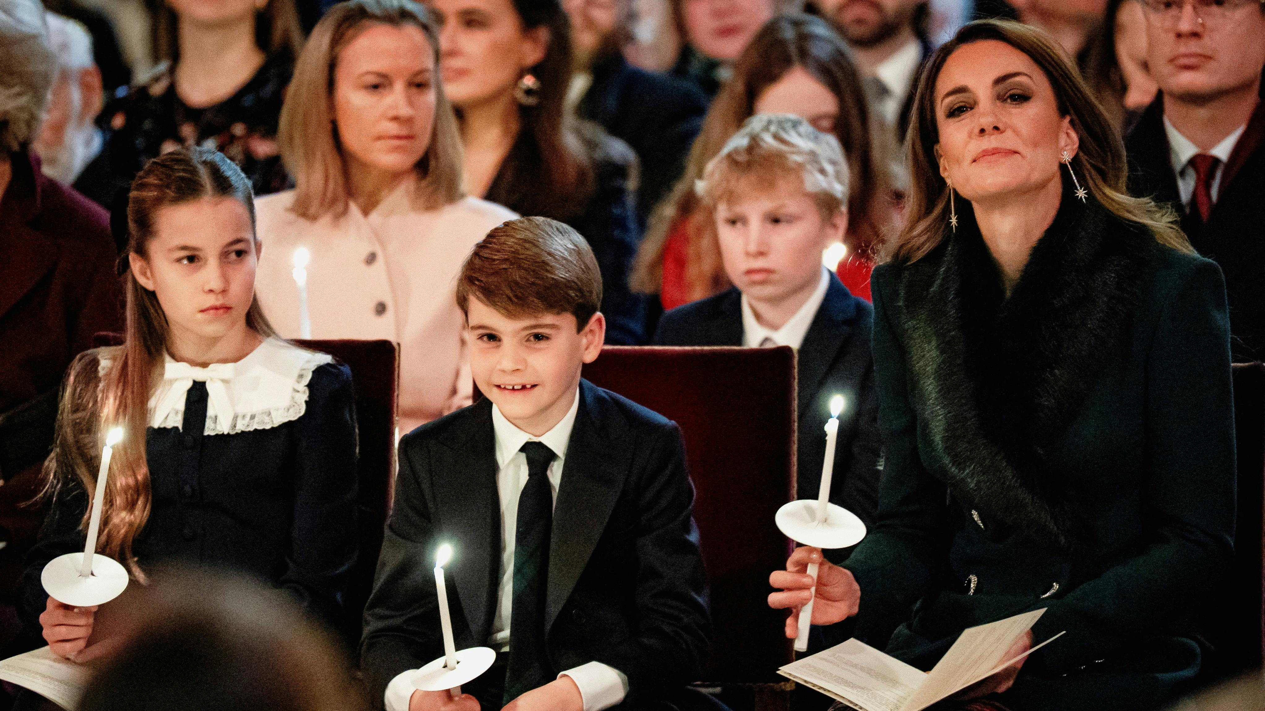 Prinsesse Kate havde selskab af sine tre børn til "Together at Christmas".