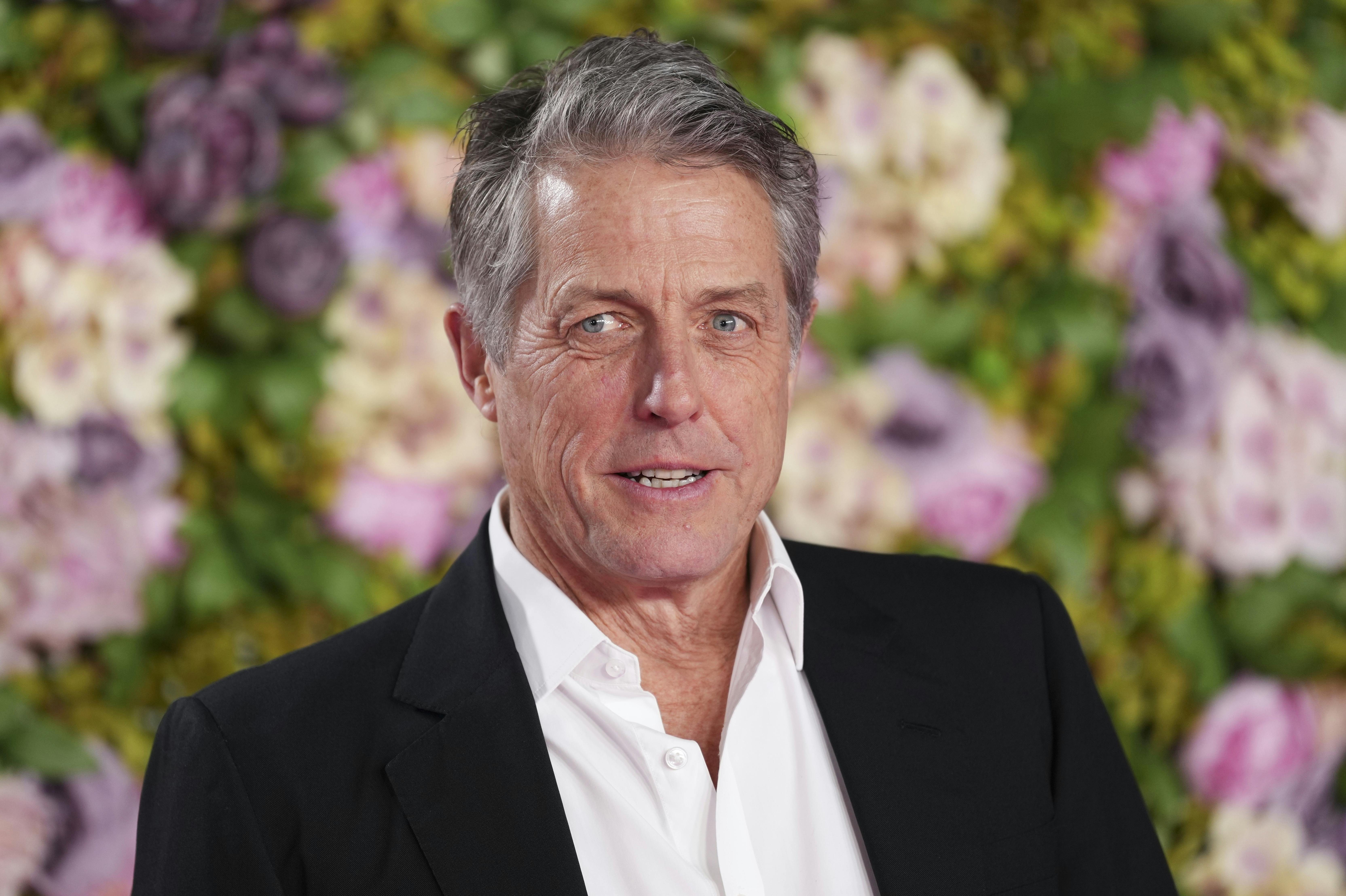 Hugh Grant til premieren på "Bridget Jones: Mad About the Boy" tidligere i år.