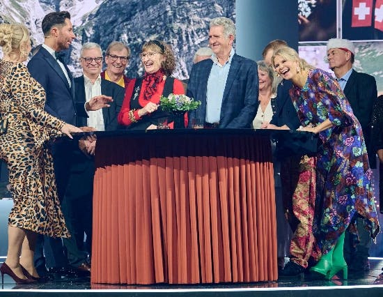 Sofie linde og mange andre havde det sjovt på scenen