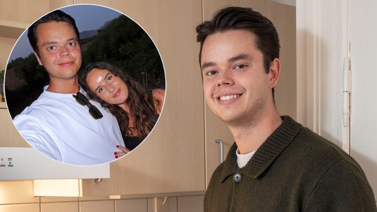 Christian Elhauge nyder tiden med kæresten, Lærke.