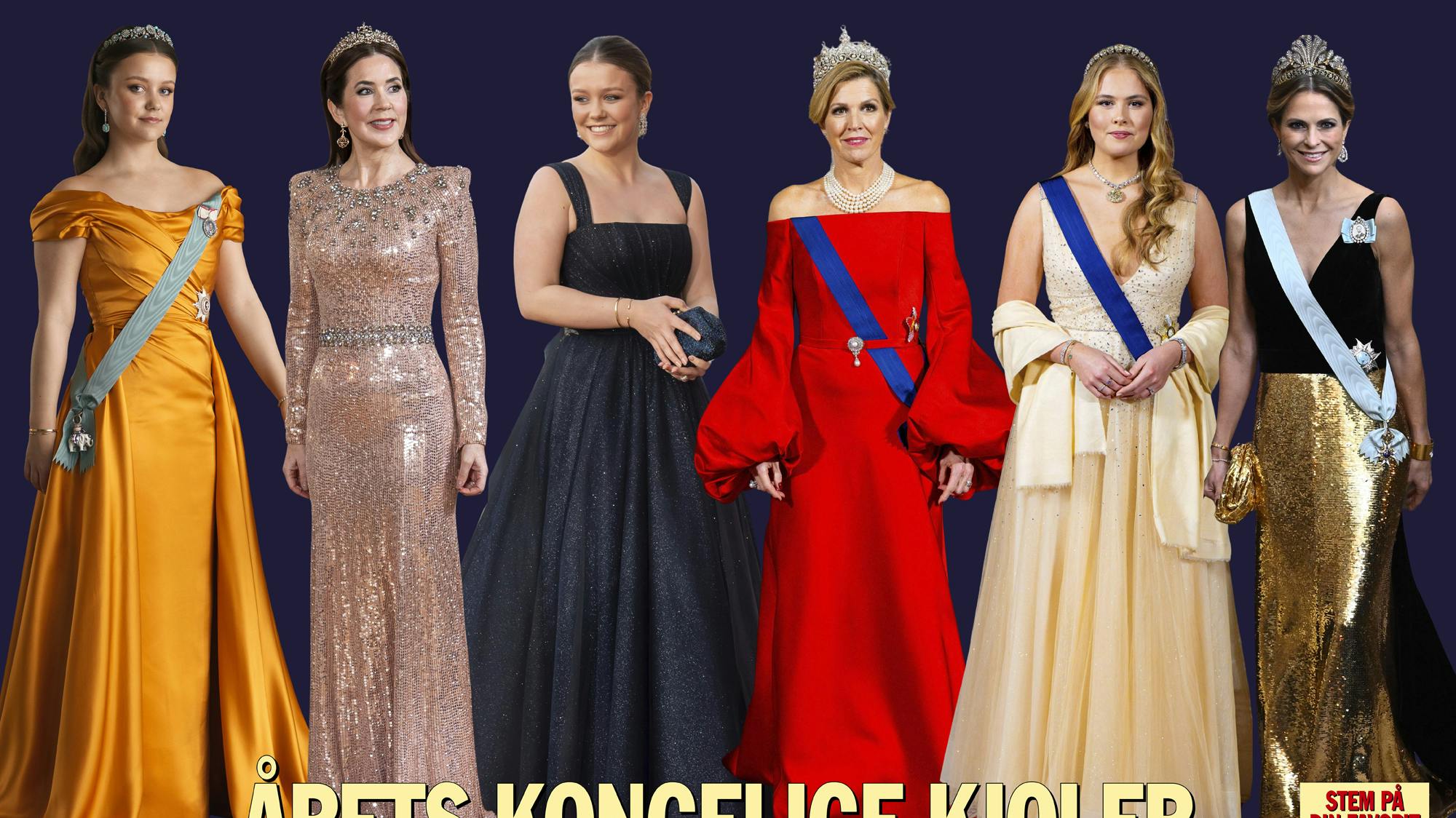 Stem på Årets kongelige kjole 2025.