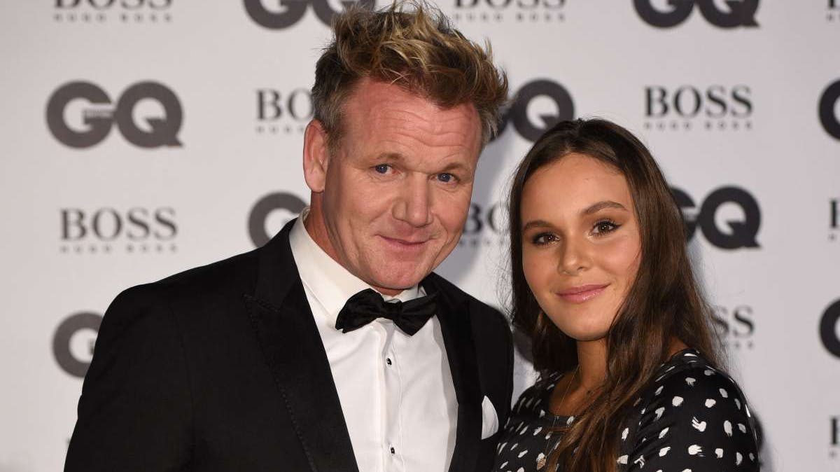 Gordon Ramsay og datteren Holly Ramsay fotograferet i september 2017.