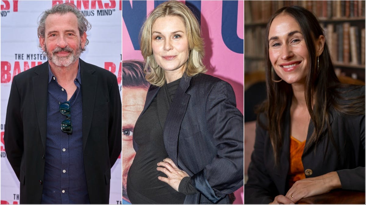 Christian Grau, Sofie Torp og Rosalinde Mynster bliver snart forældre.