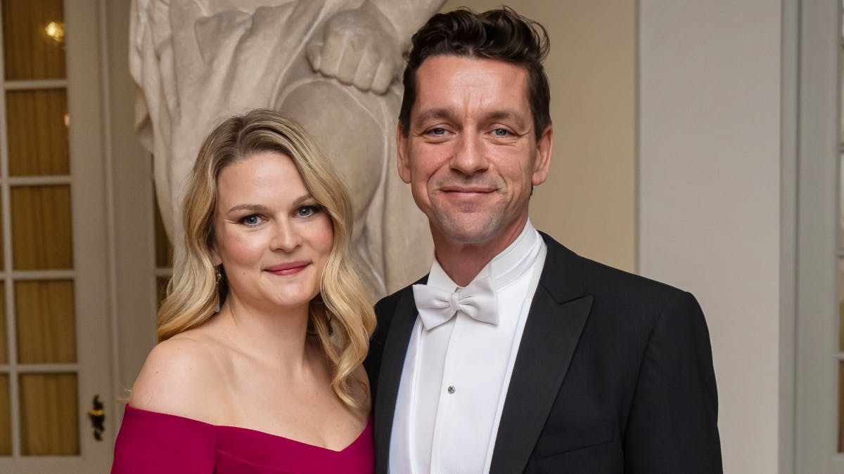 Kaare Dybvad og hustruen Maiken har en dejlig nyhed