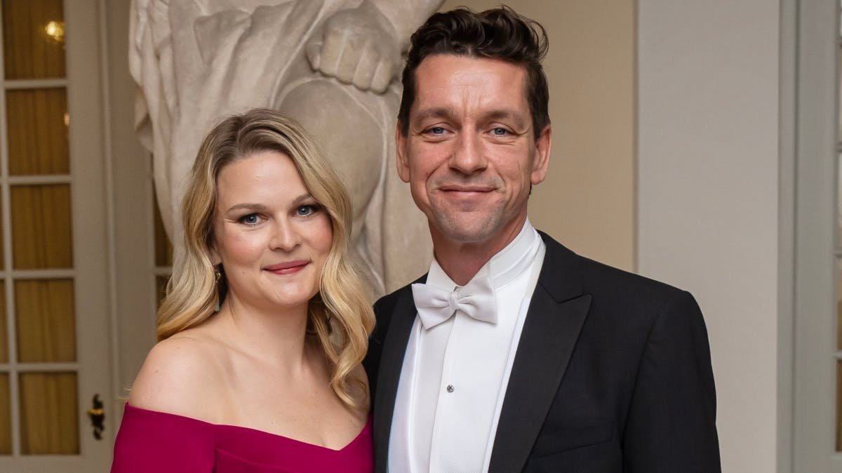 Kaare Dybvad og hustruen Maiken har en dejlig nyhed